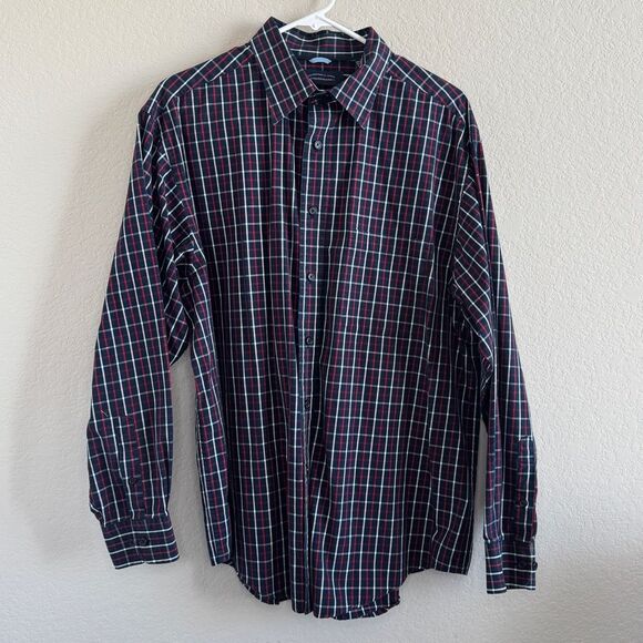 Roundtree & Yorke Other - Round tree and Yorke Long Sleeve Button Down Shirt 100% Cotton Large EUC